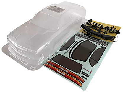 1/10 Scale RC Onroad Racing Drift Touring Car Transparent Clear Lexan Body Shell (Challenger SRT8) - style: Challenger SRT8
