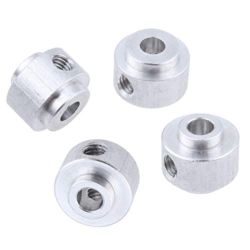 Hobbypark 4pcs RC Airplane Prop Saver 3.17mm with Screws Rubber O Rings Kit for Electric Engine Brushless Motor Shaft E Plane Replacement Parts