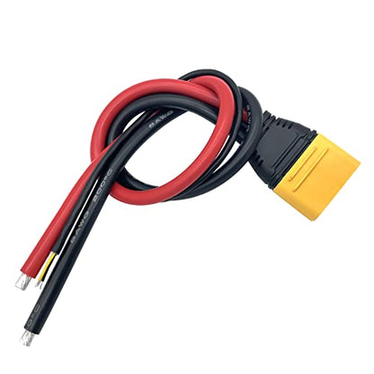 FLY RC AS150U Male Connector 70A Copper Plated Plug | Resistance Adapter Cable, For RC Racing Drone FPV Model, Battery Cable Spare Part - style: AS150U Male Connector