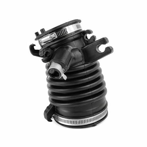 Car Air Intake Hose, OEM 17225-R1A-A01 Replacement for Civic ILX | Flexible rubber construction, three clamps included, sealed airflow channel, 7.09 x 5.12 x 4.72 size, OEM 17225-R1A-A01.