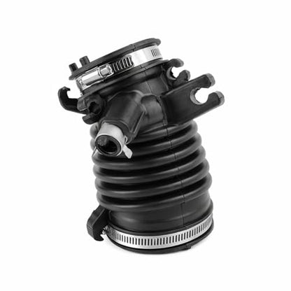 Car Air Intake Hose, OEM 17225-R1A-A01 Replacement for Civic ILX | Flexible rubber construction, three clamps included, sealed airflow channel, 7.09 x 5.12 x 4.72 size, OEM 17225-R1A-A01.