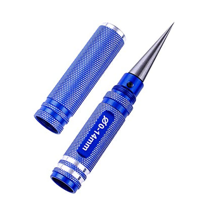 RC Car Body Reamer and Body Scissors Curved & Straight RC Car Body Shell Mounts Trimming Tools Set Body Mounting Lexan Plastic, 3pcs Combo Set (Blue) - color: Blue