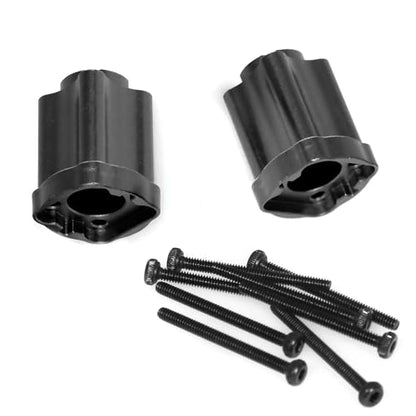 Aluminum Rear Cup RC Upgraded Parts for LOSI 1/18 Mini LMT 4X4 Brushed Monster Truck RTR-LOS01026 RC Car, Black - color: Black Rear Cup