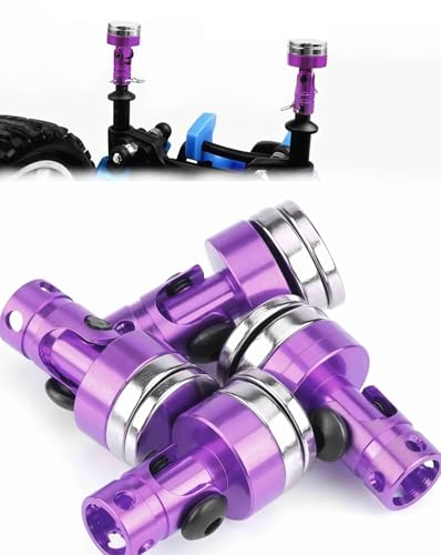 4Pcs RC Magnetic Body Mounts, Aluminum Magnetic Invisible Body Post Mount, Invisible Bodies RC Car Magnetics Shell Post Replacement for SCX10 1:10 Remote Control Car