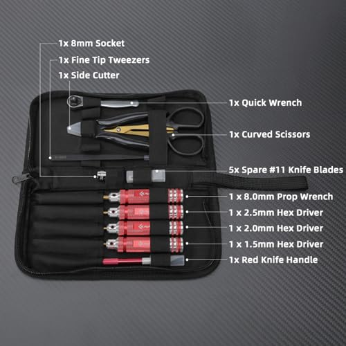 9pcs RC FPV Tools Kits Hex Screwdriver Set 1.5/2.0/2.5/8mm Drone