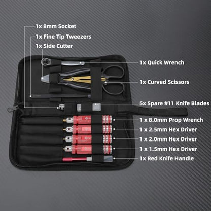 9pcs RC FPV Tools Kits Hex Screwdriver Set 1.5/2.0/2.5/8mm Drone