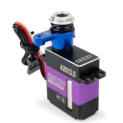 25T Bellcrank Arm Servo Saver for LOSI 1/18 Mini LMT 4WD 1:18th Scale Crawler Car Upgrade Parts (Blue) - color: Blue
