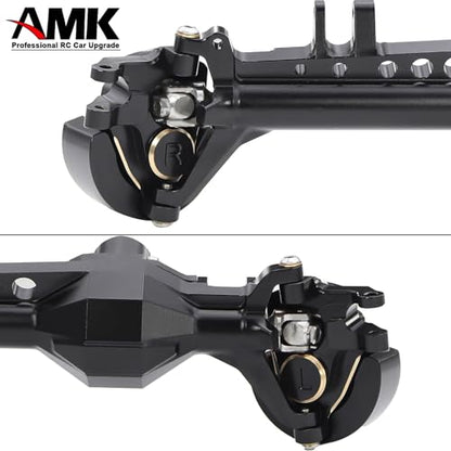 F10 Axle Brass Knuckle Weights with Front & Rear Portal Covers for 1/10 RC Crawler Vanquish VRD VS4-10 Phoenix, Lower COG LCG Upgrade Parts (3-in-1 Set)