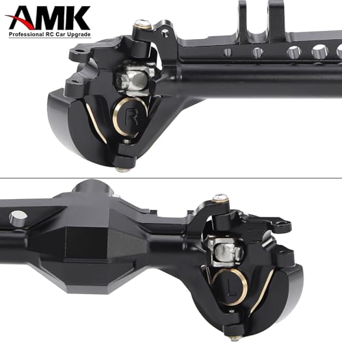 F10 Axle Brass Knuckle Weights with Front & Rear Portal Covers for 1/10 RC Crawler Vanquish VRD VS4-10 Phoenix, Lower COG LCG Upgrade Parts (3-in-1 Set)