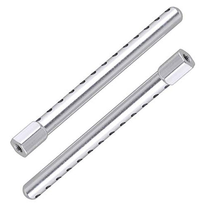 Mxfans 4X 2.36 Silver Al Body Post Bracket Replacement for HSP RC1:10 On-Road 102037S