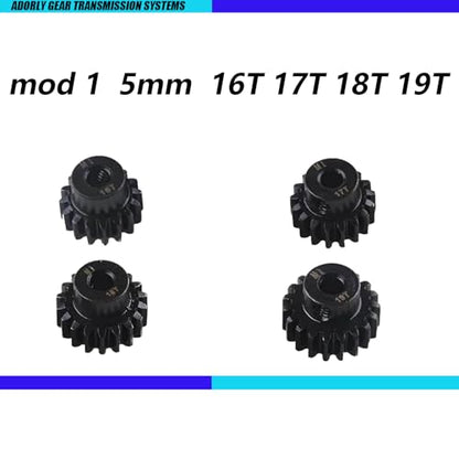 M1 5mm Rc Pinion Gear Set 16T 17T 18T 19T for Traxxas X-Maxx Maxx Sledge XRT Funco 1/10 E-Revo Upgrade Parts