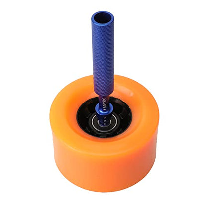 Vanpro Skateboard Bearing RC Ball Bearing Driver Install Remove Tool RC Model Electric Skateboard Mini Cross Tool Set Aluminum Bearing Removal Tool (Blue) - color: Blue