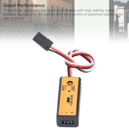 Garosa 4 to 6V RC Car Gyroscope High Stability Axes ABS RC Cars Drift Drive Gyroscope for Car Model Modification, Car Model Repair