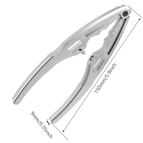 Universal RC Multi Shock Shaft Pliers W/Ball End Multi-Function Clamp Tools for All 1/8 1/10 1/12 1/14 1/16 1/18 Scale Cars Trucks (Silver)