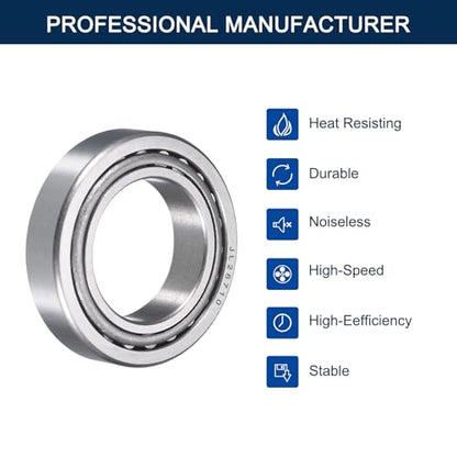 JL26749/10 Tapered Roller Bearing Cone and Cup Set | 1.75" Bore 3.265" OD 0.9374" Cup Width, Chrome Steel Taper Bearings Set, ABEC-3 - size: JL26749/JL26710