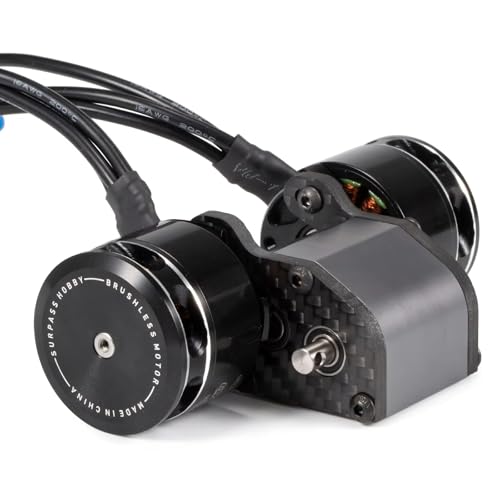 Ultralight Dual Motor Transmission 62g Aluminum LCG Transmission Gearboxes 48P Overdrive Dig Tiny Gearbox for 1/10 RC Crawler LCG Cheater Rig (Gray) - color: Gray