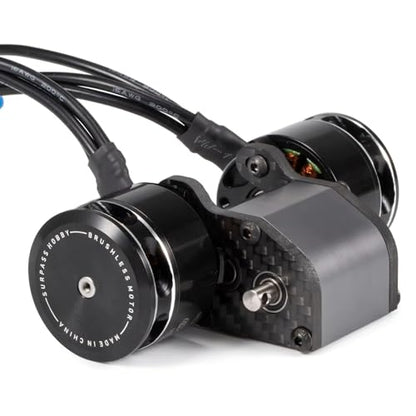 Ultralight Dual Motor Transmission 62g Aluminum LCG Transmission Gearboxes 48P Overdrive Dig Tiny Gearbox for 1/10 RC Crawler LCG Cheater Rig (Gray) - color: Gray