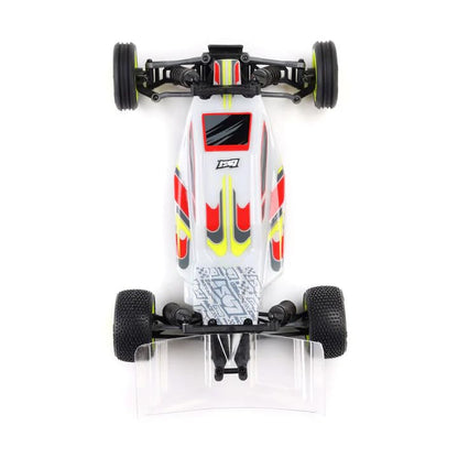 Helidirect Losi RC Car Micro-B 2WD Brushed Mini RC Buggy 1/24 Scale RTR Assemble Kit - Remote Control Car, RC Cars, Micro Racing RC Buggy 1/24 Scale (White - LOS00007T1) - color: White - Los00007t1