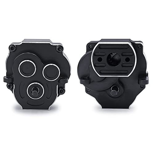 RCLIONS Aluminum Transmission Case 9.7:1 Gearbox with Steel Gear for 1/18th TRX4-M RC Car Upgrade Parts Accessories