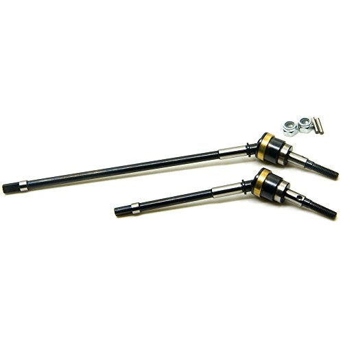 QUE-T Heavy Duty Steel Front CVD Drive Shaft for 1/10 RC Axial Wraith 90018