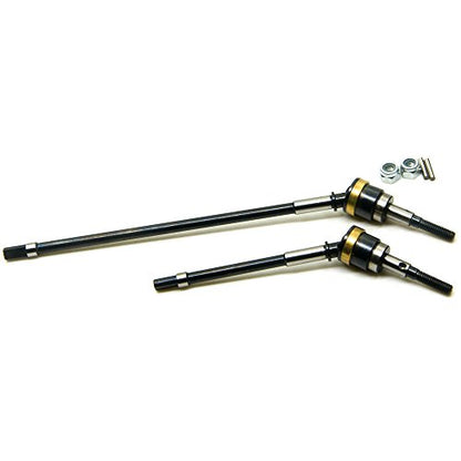 QUE-T Heavy Duty Steel Front CVD Drive Shaft for 1/10 RC Axial Wraith 90018