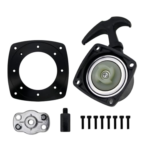Easy Pull Starter Set for Zenoah CY Rovan Top Speed 23cc-36cc Engines Black | for 1/5 HPI ROFUN KM Baja 5B 5T 5SC LT FG Rc Car Parts - color: Black