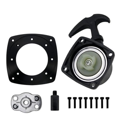 Easy Pull Starter Set for Zenoah CY Rovan Top Speed 23cc-36cc Engines Black | for 1/5 HPI ROFUN KM Baja 5B 5T 5SC LT FG Rc Car Parts - color: Black