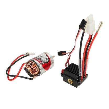 CHICIRIS 540 Brushed Motor 320A Brushed ESC Combo, with Low Noise Smooth Start for 1/10 RC Car HSP (22T) - size: 22T