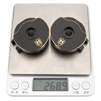 MEUS RACING Steering Knuckles ONLY for MEUS 1/10 Nylon Axles AR44/AR45/Capra Wheel Distance (Brass) - style: Brass