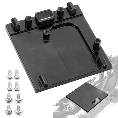 Metal Motor Mount Holder Bracket Fixed Seat Compatible with 2024 New MN99S MN98 V2 Version 1/12 RC Car (Black) - color: Black