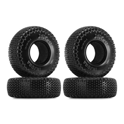 INJORA 1.3" S5 XHX Pin Tires 72 * 24mm for 1/18 1/24 RC Crawler, T1321
