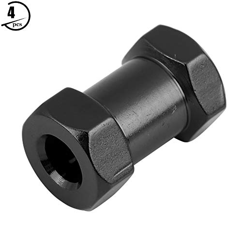 RC Wheel Spacer, Durable 4pcs Metal Hex Hub Extension Adapter for RC Trucks Buggies Crawlers Off-Road Models