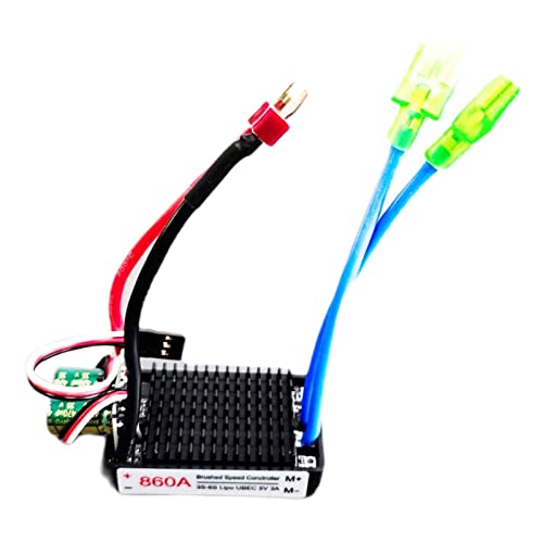 kowaku Waterproof RC ESC 860A 12V-24V Brush ESC for RC Car, T