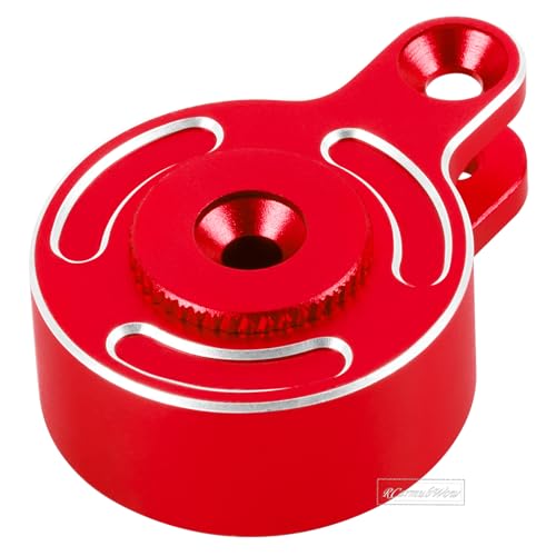 RC Direct Mount Servo Saver 23T Spline Upgrades Part for 1/10 Big Rock 3S BLX,Granite/Senton/Vorteks 3S BLX &Mega550,Kraton/Outcast 4S BLX,Alloy Servo,Replace ARA340181,Red - color: Red(1set)