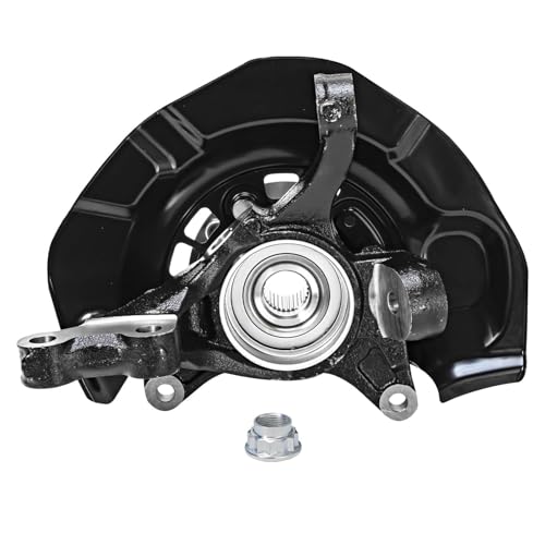 Detroit Axle - Front Steering Knuckles & Wheel Hub Bearings Outer Tie Rods | Replacement for 2007-2011 Lexus ES350 Toyota Camry - 4pc Set - size: 4SU50565/Kit
