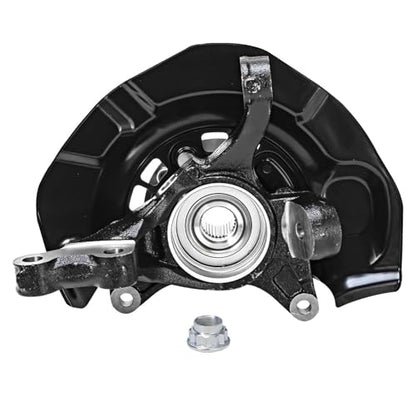 Detroit Axle - Front Steering Knuckles & Wheel Hub Bearings Outer Tie Rods | Replacement for 2007-2011 Lexus ES350 Toyota Camry - 4pc Set - size: 4SU50565/Kit
