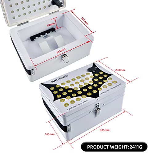 Lipo-Lithium Battery Charging Safe Box M Size