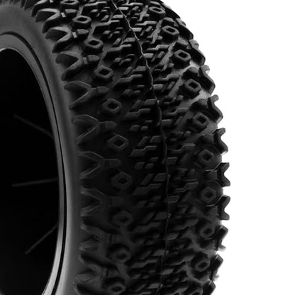 4PCS 1/10 Short Course Truck Tires & Wheels Plastic Rims OD109mm Compatible with Traxxas Slash 2WD/4WD Losi Tenacity HPI Redcat Blackout Tamiya Kyosho 1/10 RC Short Course Truck,10-Holes