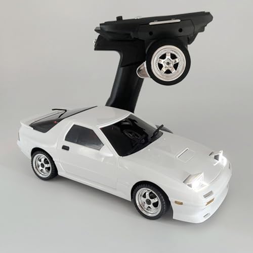 1/18 RC Drift Car with Gyro LDRC Drift Car RWD Proportional Control | Hobby RC Car Drifting and Race with ESP Gyroscope Metal Drive Shaft Independent Suspension Adult LD1802