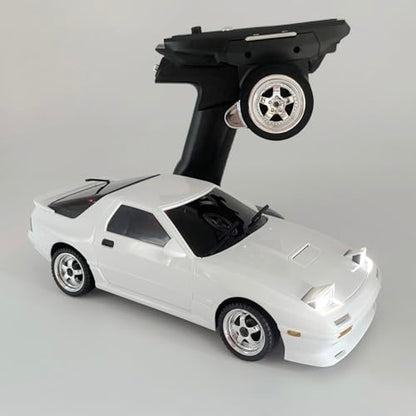 1/18 RC Drift Car with Gyro LDRC Drift Car RWD Proportional Control | Hobby RC Car Drifting and Race with ESP Gyroscope Metal Drive Shaft Independent Suspension Adult LD1802