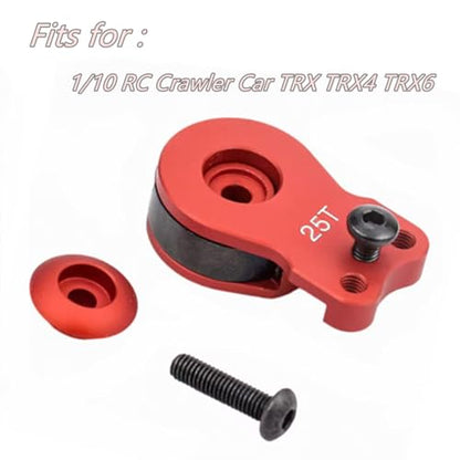 Aluminum 25T Servo Horn 3-Hole Adjustable Servo Saver | for 1/8 1/10 RC Car Boat | Hi-Torque Steering Arm