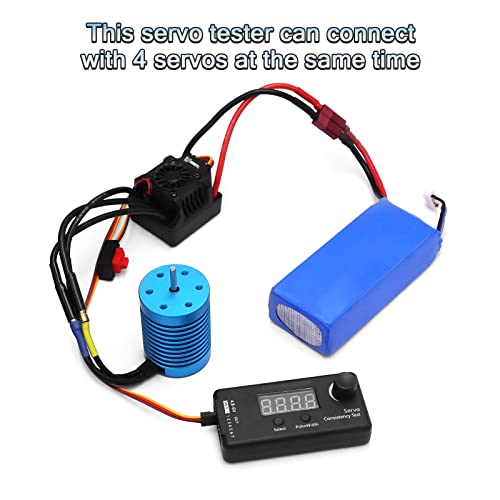 RC Digital Servo Tester ESC Consistency Tester for RC Helicopter Airplane Car