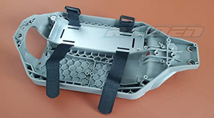 Aluminium Alloy Extend 4S 3S 2S Battery Holder Tray Plate for Traxxas Rustler 4wd VXL 4X4 (V2 Long Chassis)