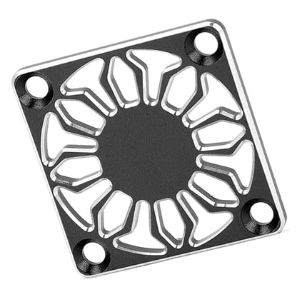 VGEBY Cooling Fan Cover, Universal Aluminum Alloy Protective Heatsink Cover 30x30mm Black for RC Cars, Drones, ESC Motors, Electronics Cooling Projects