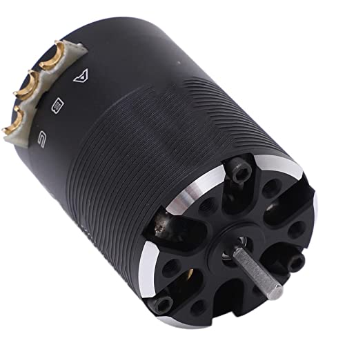 540 Sensored Brushless Motor High Performance 250W for 1/10 RC Cars Aluminum Alloy Black Durable