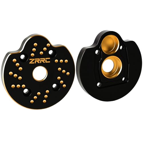 Brass Portal Weights Covers Steering Knuckle Caps Housing Counterweight for Axial SCX10 III AXI03007 & Capra 1.9 UTB AXI03004 1/10 RC Rock Crawler Weight Hangers (Black Gold) - color: Black Gold