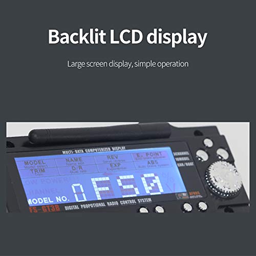 Goolsky Flysky FS-GT3B RC Transmitter 2.4GHz 3 Channel Remote Controller & FS-GR3E Receiver for RC Car Boat