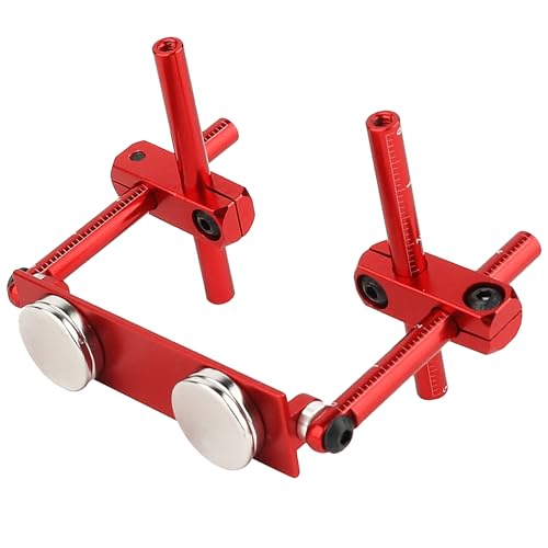 RC Magnetic Body Post Stealth Invisible Body Shell Mount Column Kit Compatible with HSP Sakura D3 XIS Himoto HPI Tamiya TT-01 TT-02 1/10 RC Touring Car Drift Car (red) - color: Red