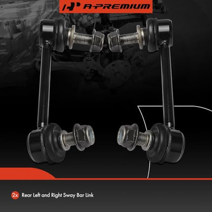 A-Premium Rear Sway Bar Link Stabilizer Bar Link, Compatible with Lexus | for GS200t/IS200t/RC200t 2016-2017, GS300 2018-2019, GS350, GS450h, IS250, IS300, RC300, IS350, IS500, RC350, Pack of 2
