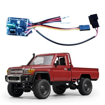 Yiju Brushed ESC RC Speed Controller Upgrade Accessory Waterproof DIY Replacement Part Suitable for Crawling or RC Truck Hobbyist